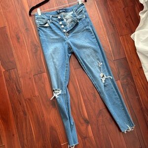 Gap High Rise Button Fly Jegging Sz 4